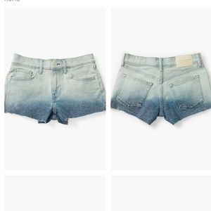 Lucky Brand Mid Rise Cut Off Shorts Size 4 or 27 Ombre Colored Shorts